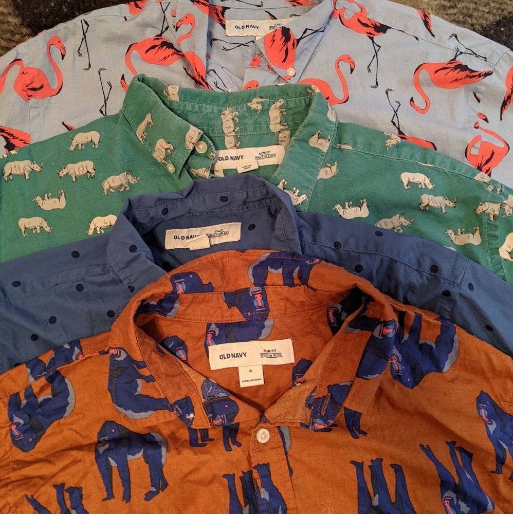 Set of 4 men's button downs